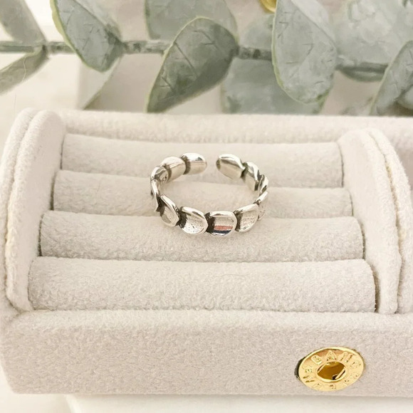 925 Sterling Silver Layer Stackable Ring Multi Layer Dainty Ring Band - Picture 4 of 8